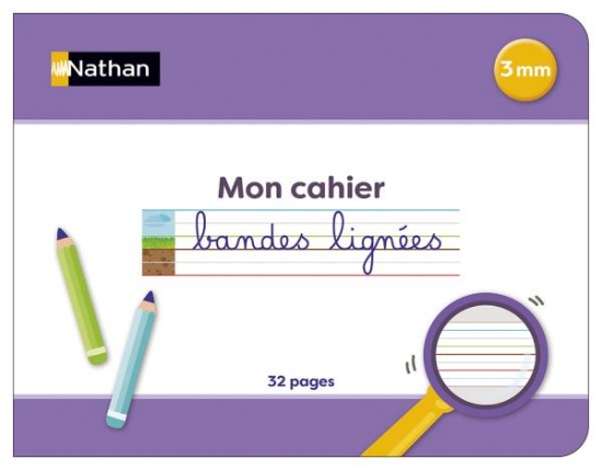 Image de Mon cahier bandes lignées 3 mm