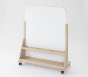 Image de Tableau blanc mobile magnétique double face