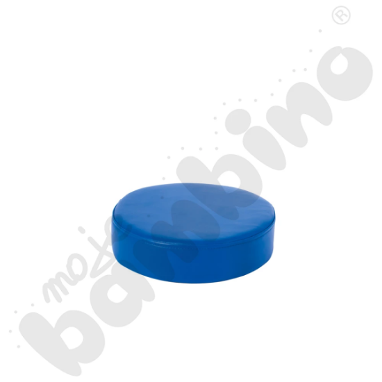 Image de Pouf rond bleu marine Ø 30 cm