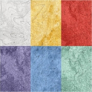 Image de Peinture marbrée métallique, étui de 6