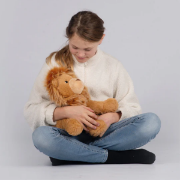 Image de Peluche lestée lion