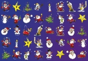 Image de Autocollants amusements festifs de Noël, les 800