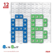 Image de Cubes à compter translucides,  fiches d’activités pour tableau