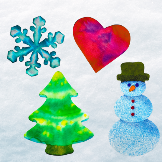 Image de Papier absorbant créatif – formes d’hiver – 96 pièces