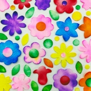 Image de Papier absorbant petites fleurs – 310 pièces