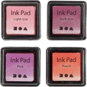 Image de Tampons encreurs – tons roses, les 4