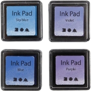 Image de Tampons encreurs – tons bleus et violets, les 4