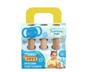 Image de Tampons en bois pour pâte à modeler, lot de 3