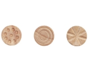 Image de Tampons en bois pour pâte à modeler, lot de 3