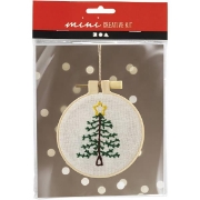 Image de Cadre de broderie sapin de Noël