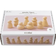Image de Corps de figurines en bois, les 90