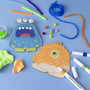 Image de Figurines monstres en bois à décorer, les 24