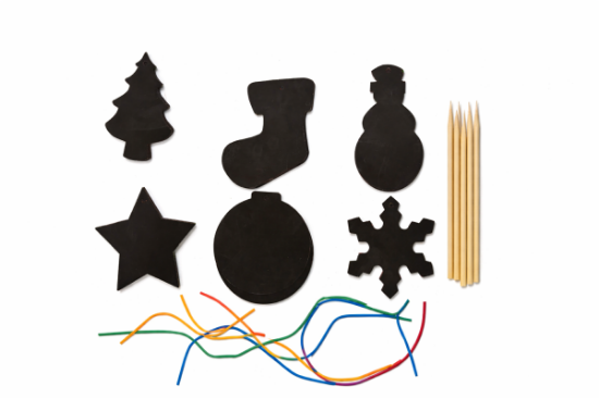 Image de Cartons à gratter Noël, lot de 60