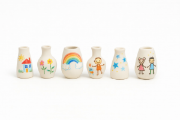Image de Vases en porcelaine, lot de 6