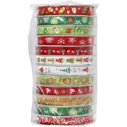 Image de Rubans de Noël, lot de 12
