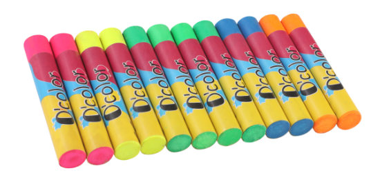 Image de Pastels à l’huile fluo, lot de 12