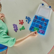 Image de Phonics alphabet chips with storage – 346 pieces