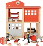 Image de Grande caserne de pompiers avec accessoires