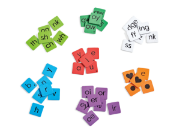 Image de Phonics word-building magnetic tiles – 582 pieces (6 sets)