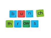 Image de Phonics word-building magnetic tiles – 582 pieces (6 sets)
