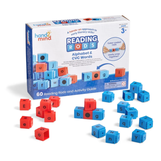 Image de Reading Rods® alphabet & CVC words set