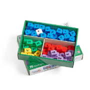 Image de Reading Rods® phonics word-building set – 70 pieces