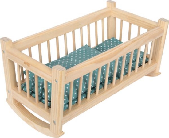 Image de Berceau de poupée naturel