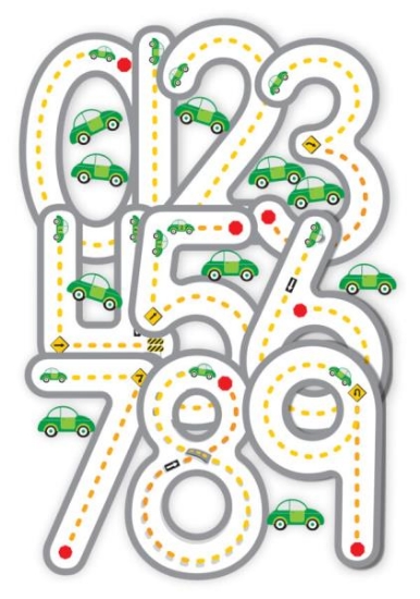 Image de Roule à travers les nombres – cartes effaçables d’apprentissage