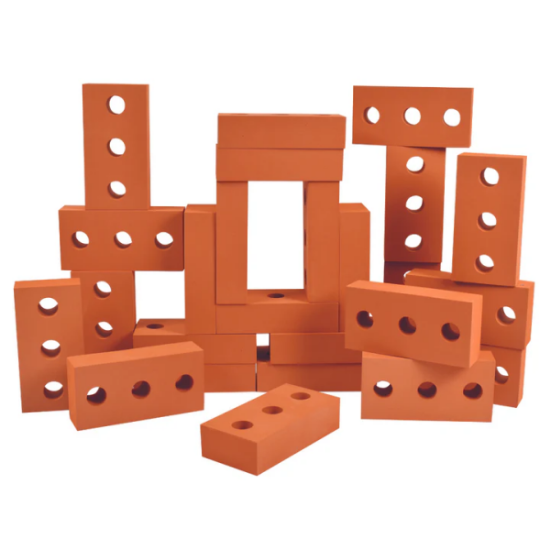 Image de Blocs de construction en mousse à empiler, lot de 25