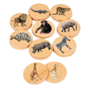 Image de Jeu de mémoire animaux sauvages, les 18 pièces
