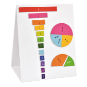 Image de Jeu magnétique, les fractions, 288 pièces