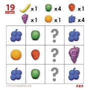 Image de Jetons de calcul fruits – fiches d’activités