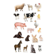 Image de Magnets animaux de la ferme, les 18 pièces