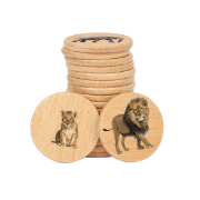 Image de Jeu de mémoire animaux sauvages, les 18 pièces