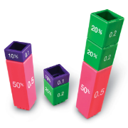 Image de Tours de fractions - Cubes d’équivalence