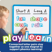 Image de Phonics magnets – 100 color-coded magnetic letters