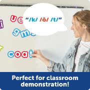 Image de Phonics magnets – 100 color-coded magnetic letters