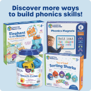 Image de Phonics magnets – 100 color-coded magnetic letters