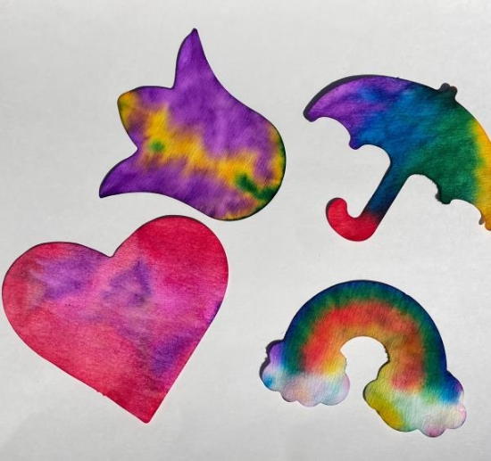 Image de Papier absorbant créatif – formes printanières – 96 pièces