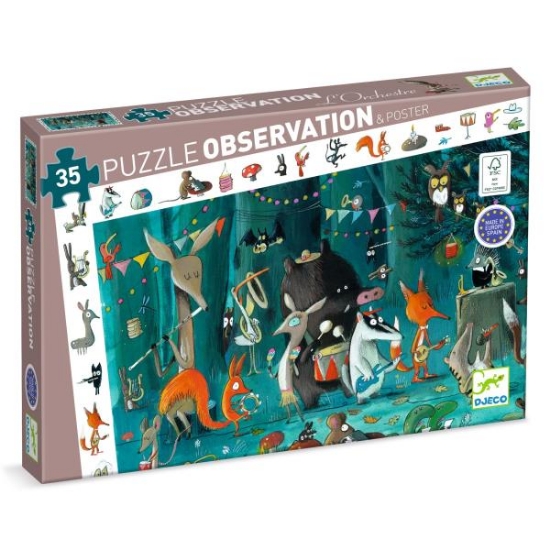 Image de Puzzle observation - L'orchestre - 35 pcs