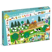 Image de Puzzle observation - La ferme - 35 pcs