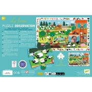 Image de Puzzle observation - La ferme - 35 pcs