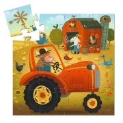 Image de Puzzle - Tracteur - 16 pcs