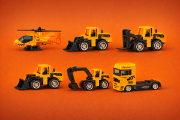 Image de Véhicules de chantier, lot de 6