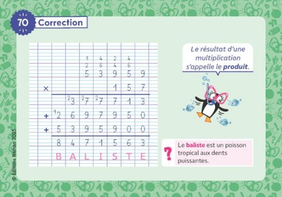 Image de Les ceintures de Charivari CM - Calcul posé