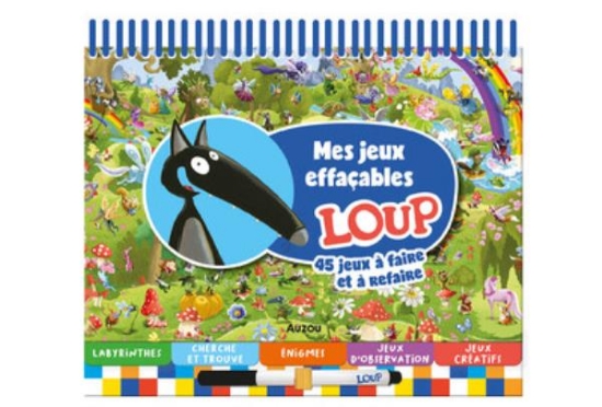 Image de Mes jeux effaçables loup