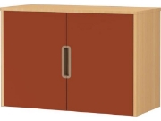Image de Surmeuble 92 avec portes - Brique - M