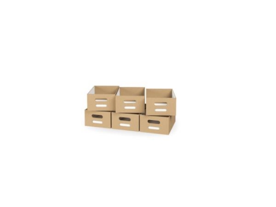 Image de 6 grands bacs en MDF - Eko