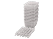 Image de Grands bacs en plastique avec glissières - transparent - 12