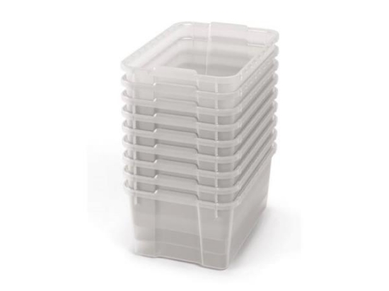 Image de Grands bacs en plastique - transparents - 09